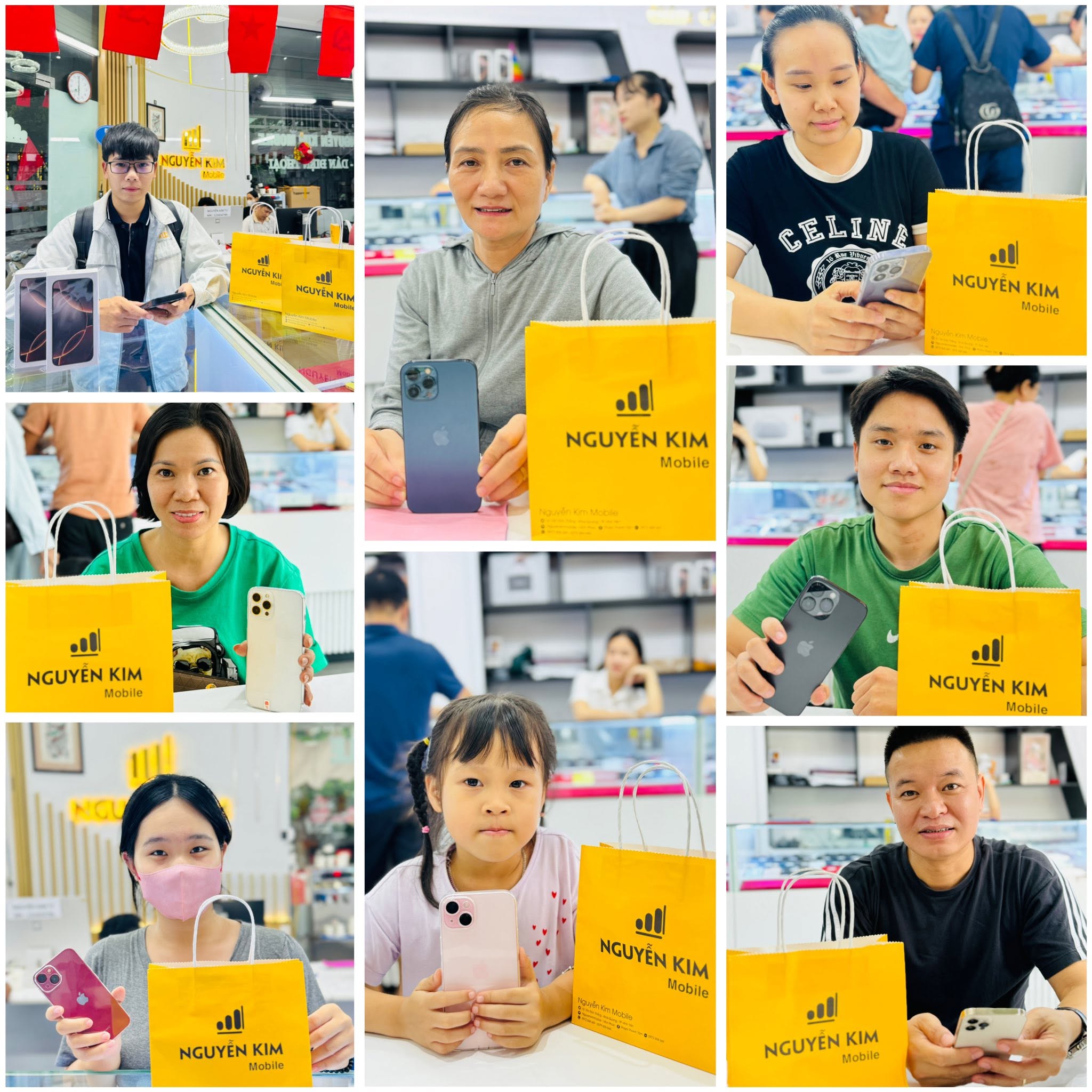 Khách hàng tại Nguyễn Kim Mobile