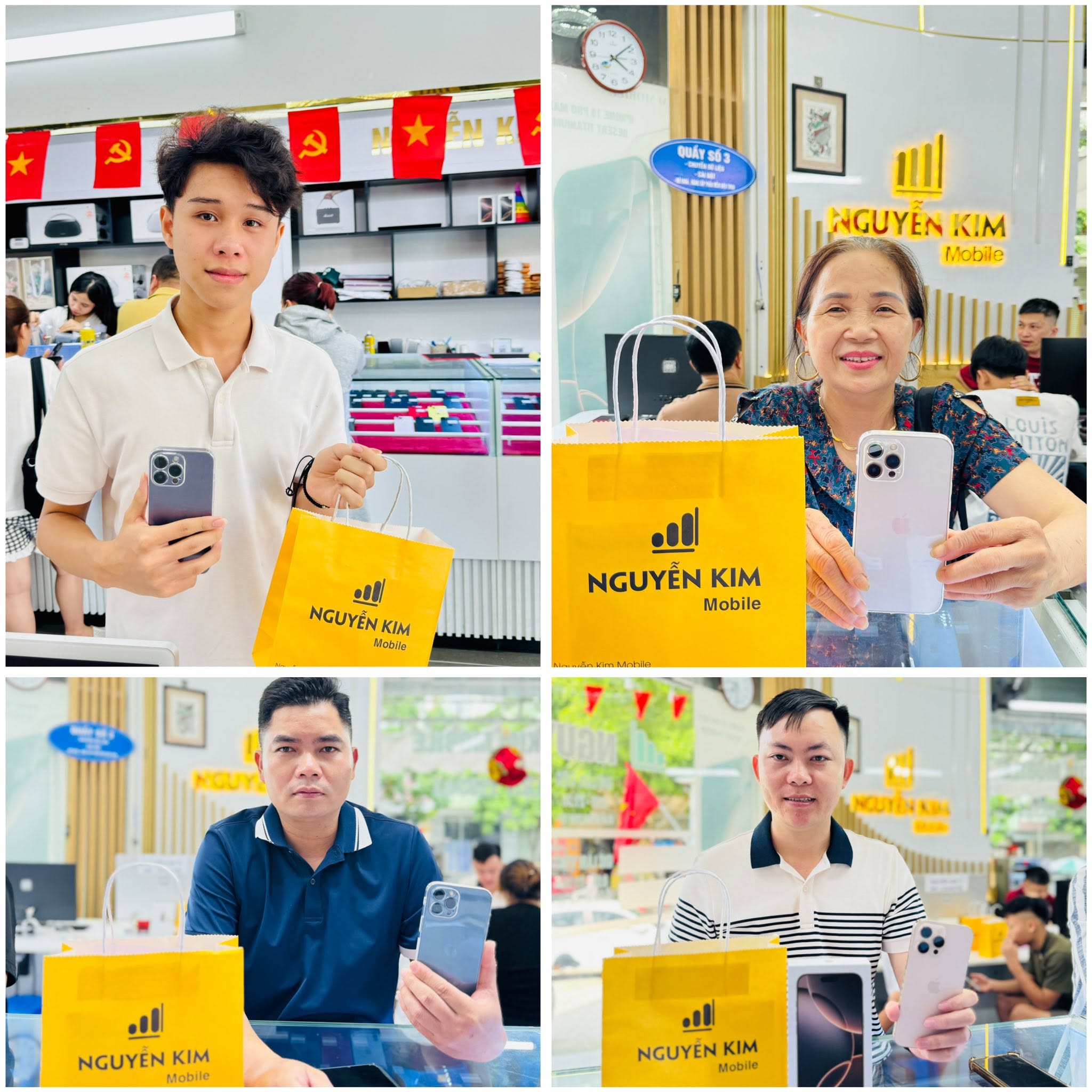 Khách hàng tại Nguyễn Kim Mobile